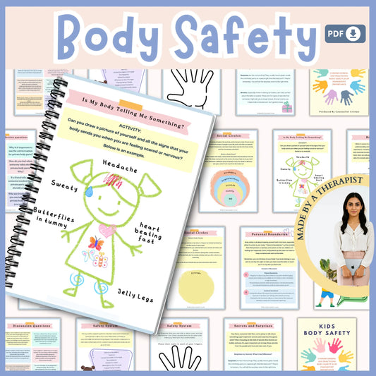 Counseling Workbook Bundle for Kids – 6 Printable Resources for Emotional Wellness, Executive Functioning & Self-Regulation