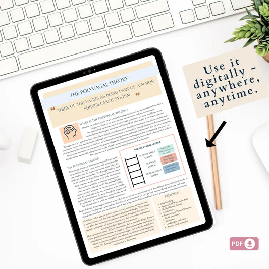 Polyvagal Ladder Worksheets | Nervous System Regulation Tool | Trauma-Informed Therapy Resource