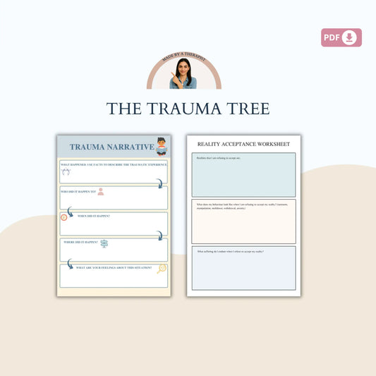 Trauma Worksheets – PTSD Recovery Bundle