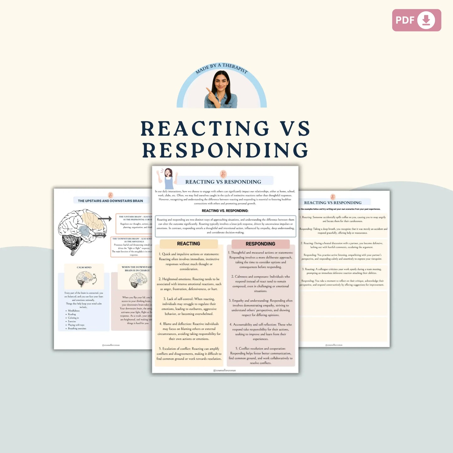 Solution-Focused Therapy Mega Bundle – Printable SFBT Worksheets, Tools & Positive Quotes