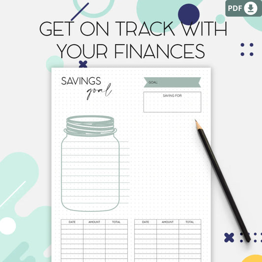 Bullet Journal – Finance & Savings Printable Planner 💰✨