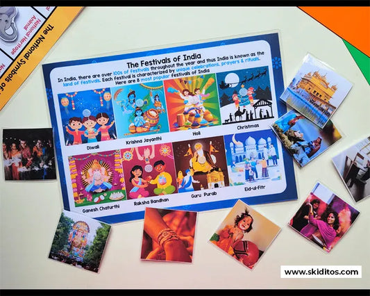 India Busy Book Printable for Toddlers & Preschoolers – 11 Topics, Hands-on Activities