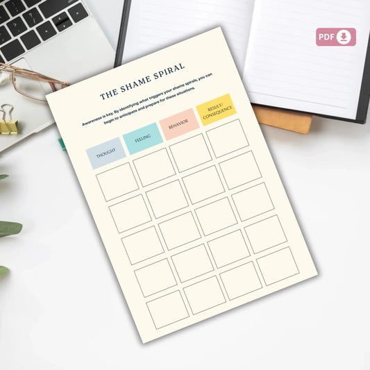 Shadow Work Journal – 70-Page Printable Guide to Self-Discovery, Healing & Emotional Growth