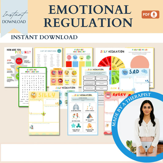 Kids Anxiety Toolbox – Printable Coping Tools, Activities & Breathing Exercises for Emotional Support