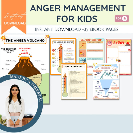 Kids Calming Corner Bundle – Printable Activities for Emotional Regulation, Breathing, and Relaxation