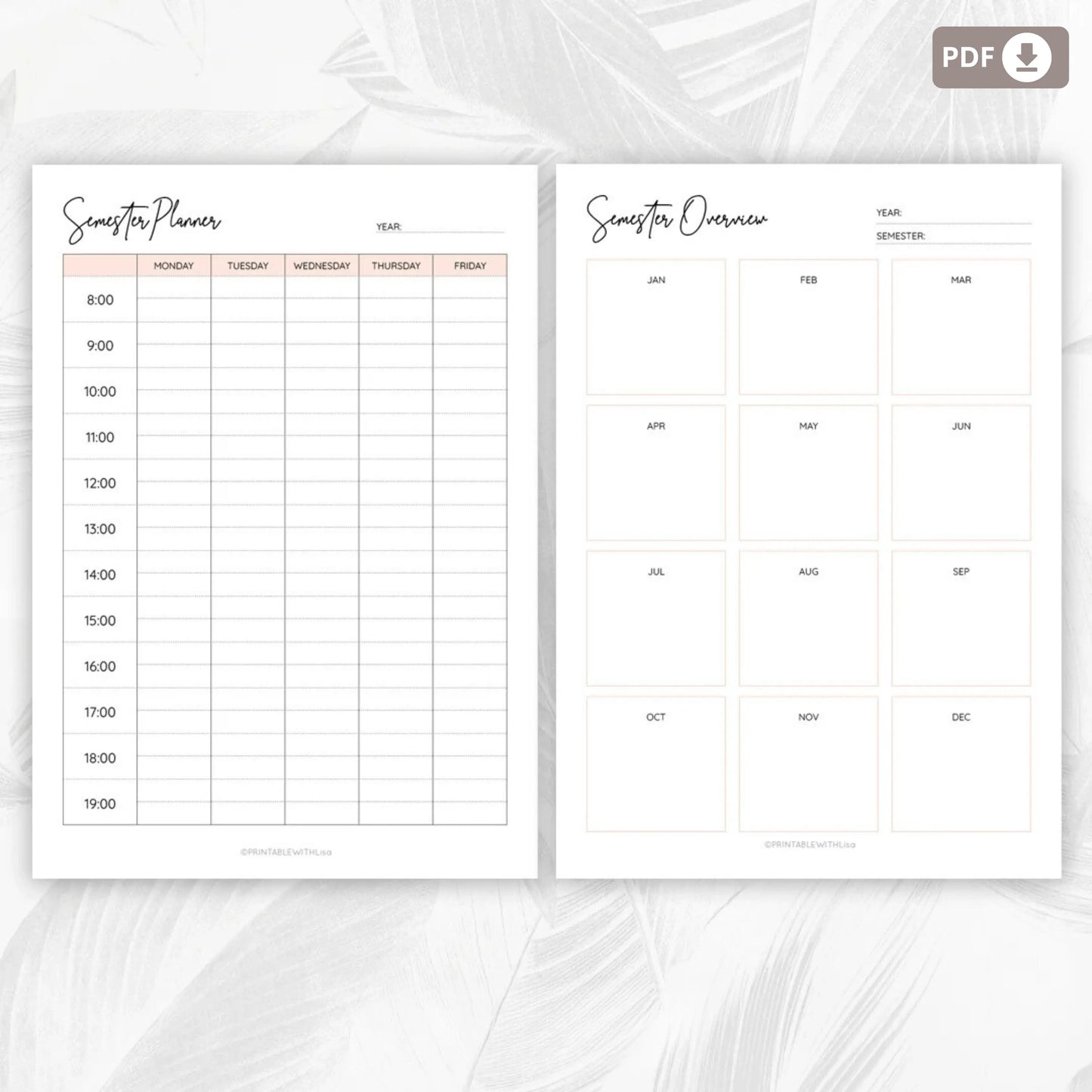 Student Planner Printable – Stay Organized and Succeed in School 🎓✨