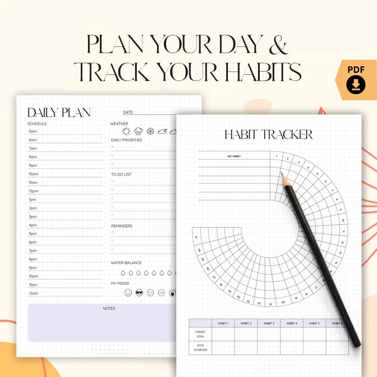 Bullet Journal Goal Planner Printable – Achieve Your Dreams with Clarity 🎯✨