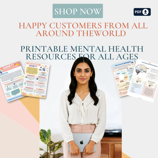 Music and Your Mood – Printable Therapy & Self-Care Worksheets to Explore Emotions Through Music