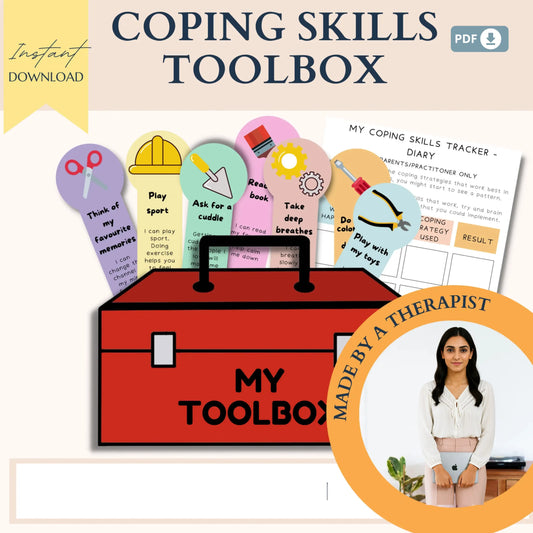 Calming Corner Kit Bundle for Kids – Printable Coping Skills, Self-Regulation Tools & Mindfulness Activities