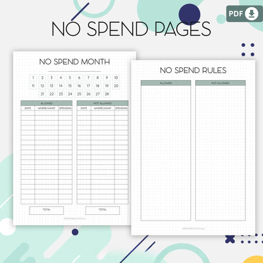 Bullet Journal – Finance & Savings Printable Planner 💰✨