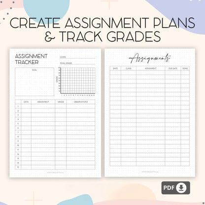 Bullet Journal Student Planner Printable – Stay Organized and Productive 📚✨