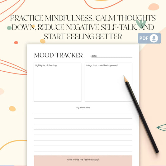 Anxiety & Mental Health Journal Bundle – Your Tool for Self-Care, Stress Management, and Emotional Healing