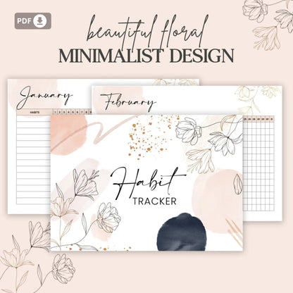 Daily Habit Tracker Printable – Build Habits with Style 🌸✨
