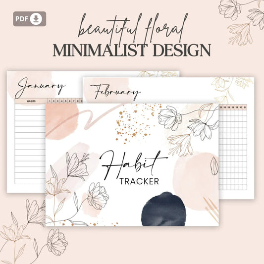 Daily Habit Tracker Printable – Build Habits with Style 🌸✨