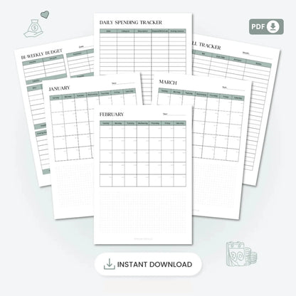 Budget Planner Printable – Take Control of Your Finances 💰✨