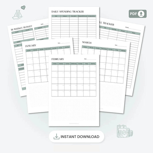 Budget Planner Printable – Take Control of Your Finances 💰✨