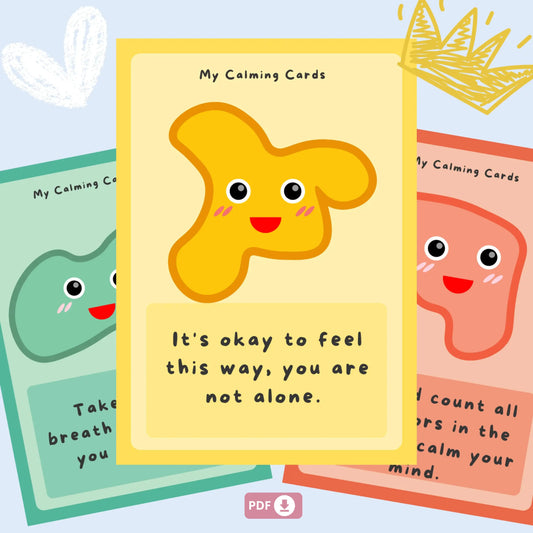 Calm & Confident: Kids’ Anxiety Toolkit – Printable Tools for Emotional Regulation, Mindful Breathing & Positive Thinking
