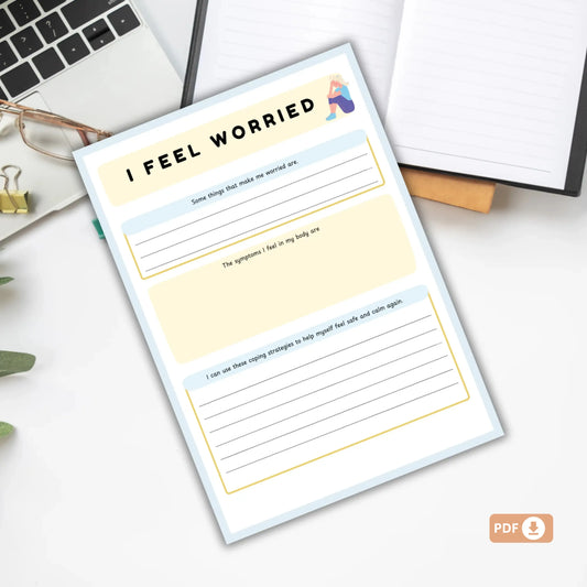 Empowered Teens Therapy Workbook – 76 Pages of Self-Discovery, Mental Health Tools & Growth