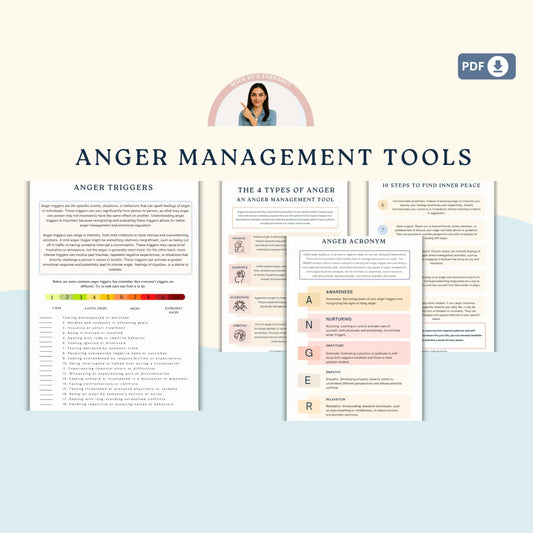 Emotional Regulation Mega Bundle – Printable Self-Regulation Tools, Somatic Therapy & Mindfulness Resources