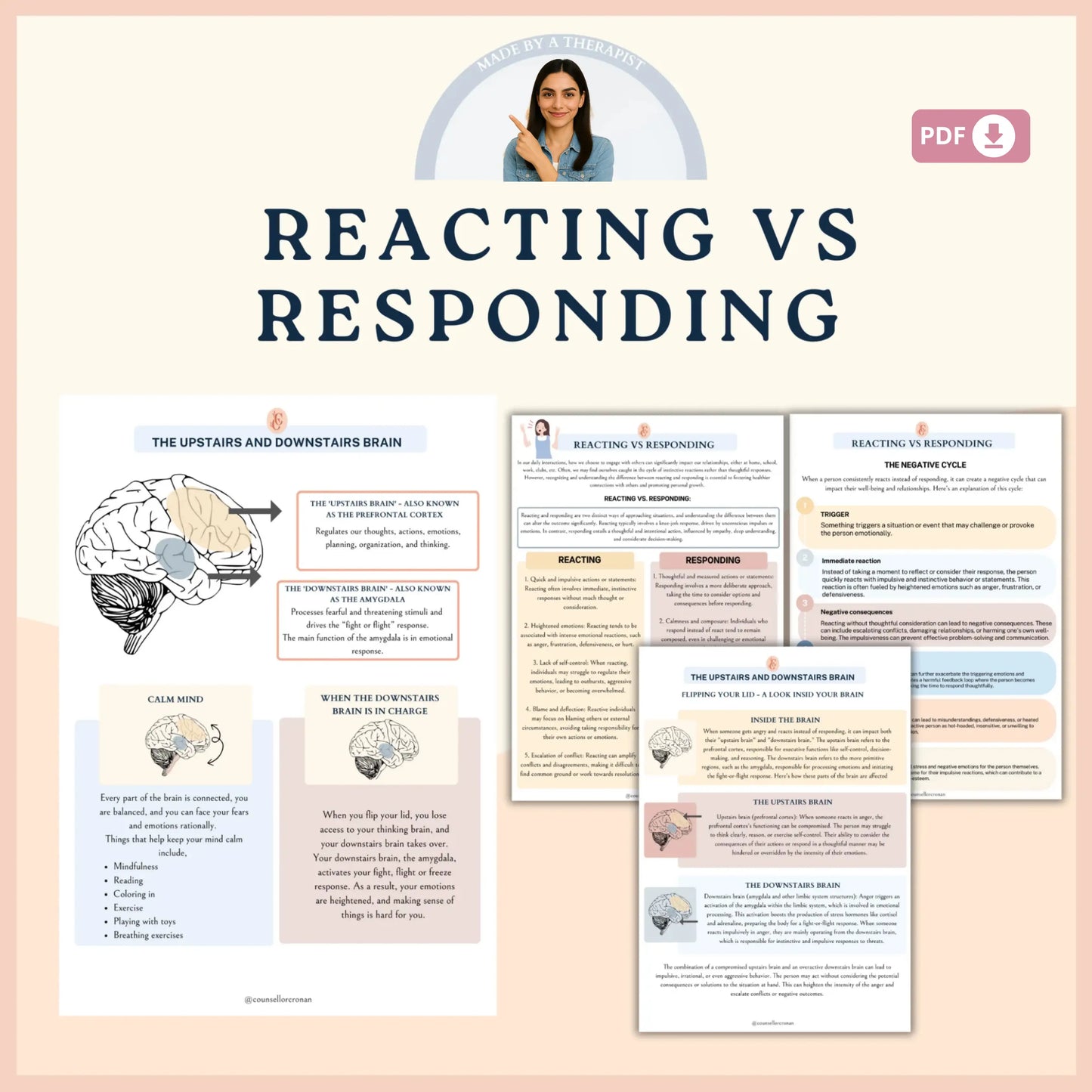 ADHD Workbook for Teens & Adults – Printable Focus, Emotional Regulation & Executive Functioning Toolkit