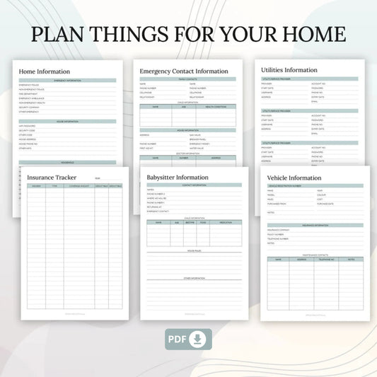 Household Binder Printable – The Ultimate Home Management Planner 🏠✨