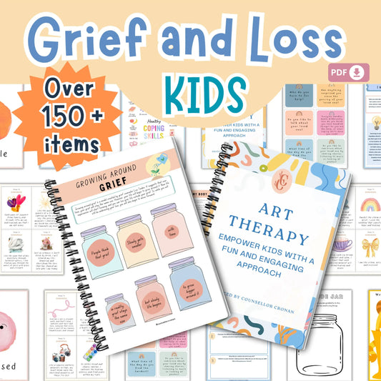 The Grief Toolkit for Kids & Teens | 140+ Printable Resources | Support Through Loss & Healing | Ages 6–15