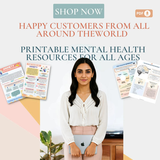 Sleep Hygiene Workbook – 14 Printable Worksheets to Improve Sleep Quality & Mental Wellness