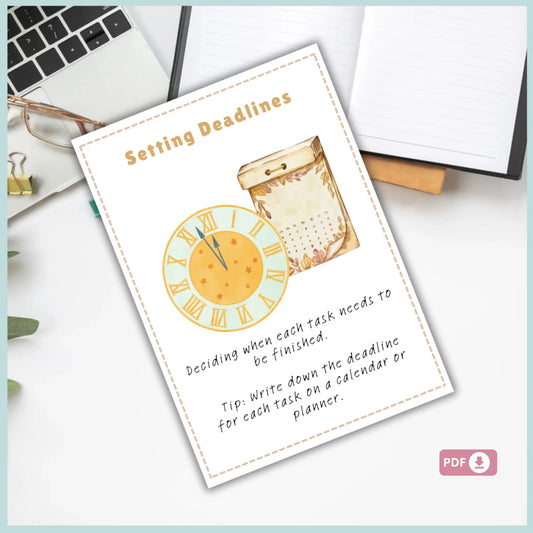 Executive Functioning Skill Cards – 52 Printable Cards for Cognitive Growth, Organization, Focus & Emotional Control