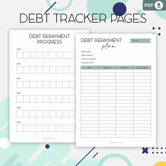 Bullet Journal – Finance & Savings Printable Planner 💰✨