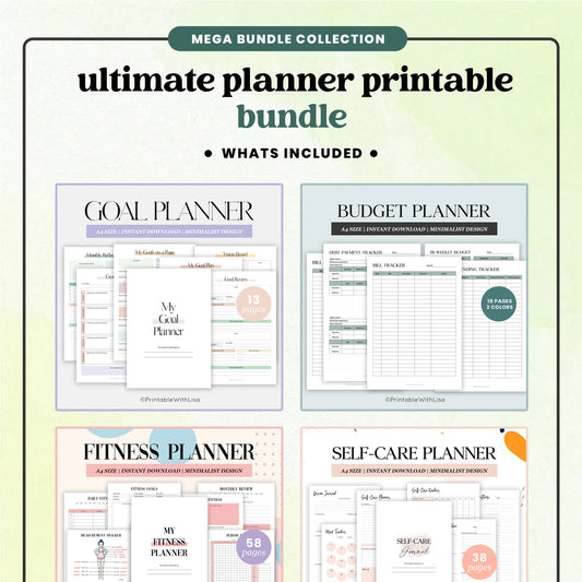 Ultimate Planner Printable Bundle