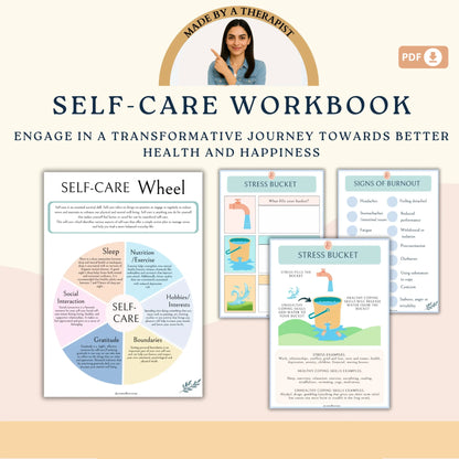 Life Skills Therapy Bundle – Printable Tools for Emotional Growth, Boundaries, Self-Care & Resilience