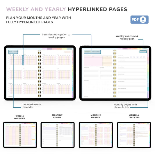 ADHD Digital Planner – Science-Based Organization for Neurodivergent Minds 🌈✨
