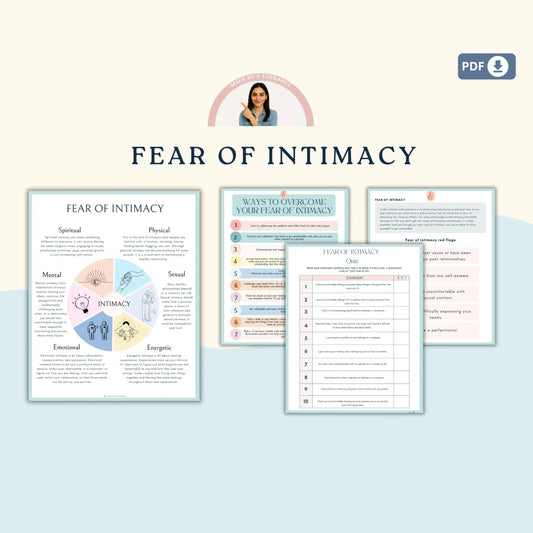 Couples Therapy Resource Bundle – Printable Worksheets & Communication Tools for Connection, Trust & Intimacy
