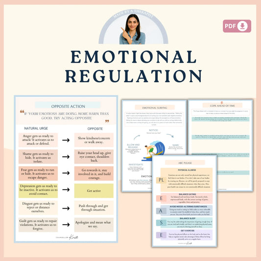 ADHD Workbook for Teens & Adults – Printable Focus, Emotional Regulation & Executive Functioning Toolkit