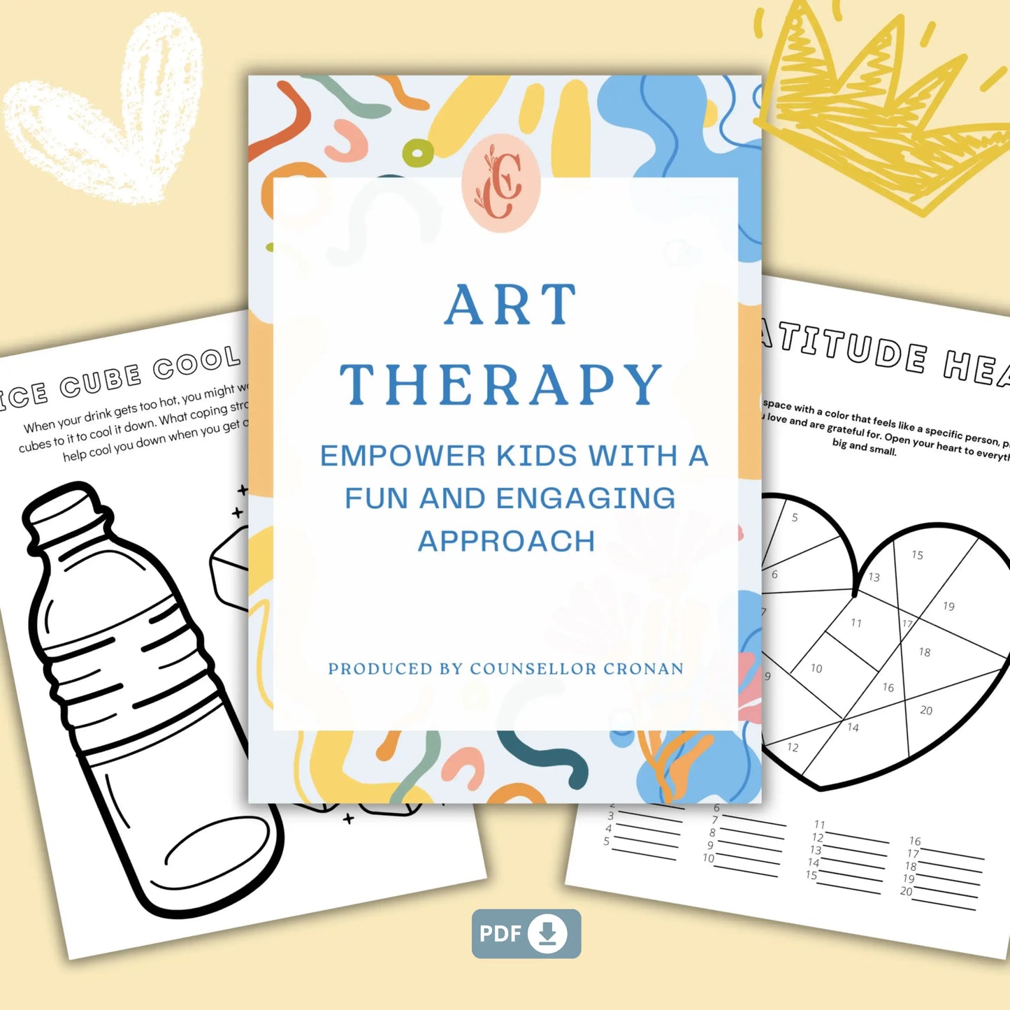 Kids Calming Corner Bundle – Printable Emotional Regulation Toolkit with Affirmation Cards, Therapy Workbooks & Feelings Resources