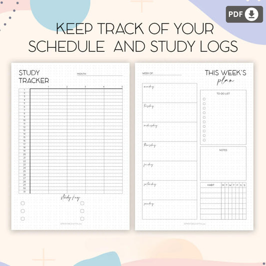 Bullet Journal Student Planner Printable – Stay Organized and Productive 📚✨