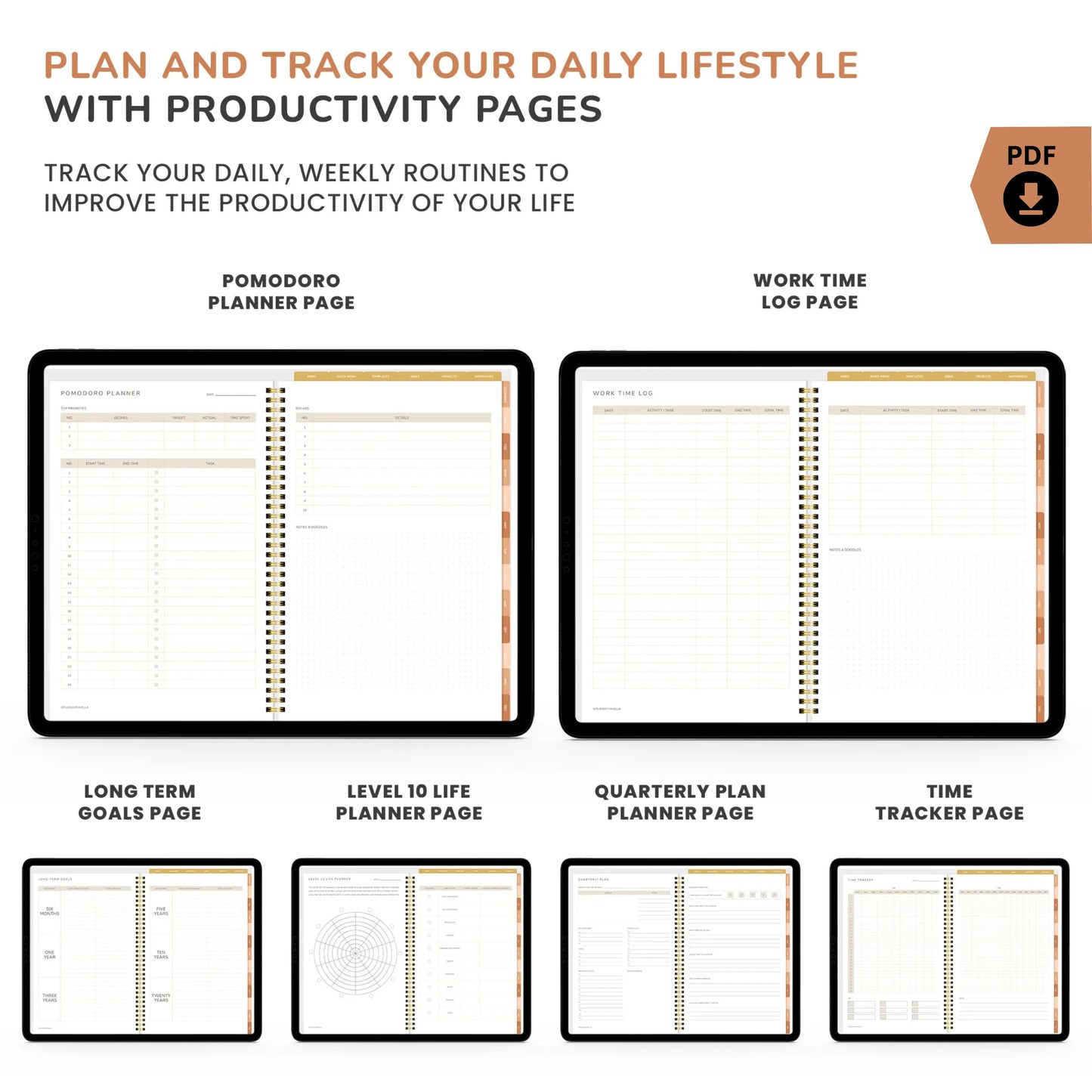 Boho Theme Digital Planner – Stay Organized in Style 🌿✨