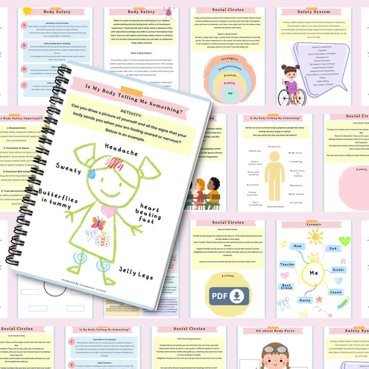 Kids Body Safety Workbook – 50 Printable Pages of Activities, Quizzes & Guides for Personal Safety Awareness