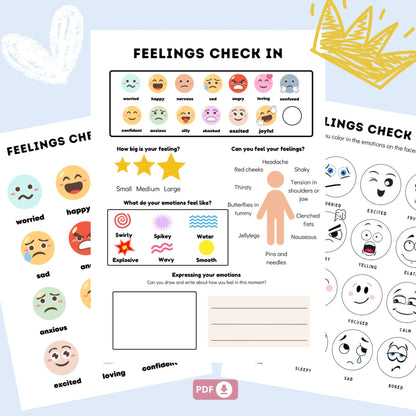 Calm & Confident: Kids’ Anxiety Toolkit – Printable Tools for Emotional Regulation, Mindful Breathing & Positive Thinking
