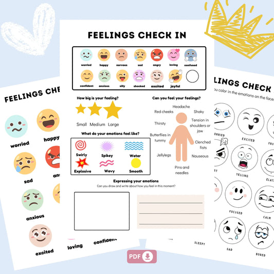 Calm & Confident: Kids’ Anxiety Toolkit – Printable Tools for Emotional Regulation, Mindful Breathing & Positive Thinking