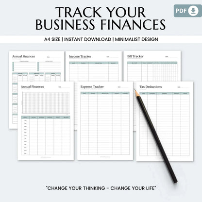 2025 Business Planner Printable Bundle – The Ultimate Tool for Small Business Success 📈✨