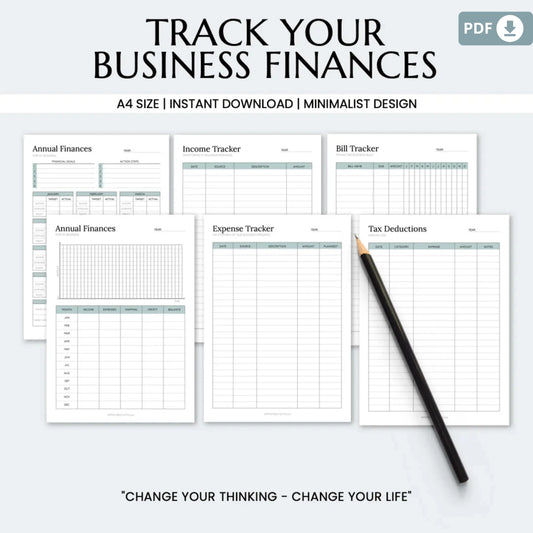 2025 Business Planner Printable Bundle – The Ultimate Tool for Small Business Success 📈✨