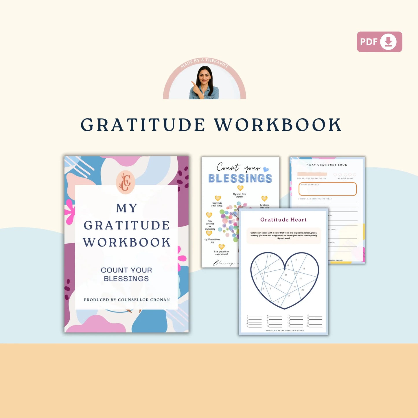 Grief and Loss Resource Bundle – Printable Healing Worksheets, Mindfulness Tools & Emotional Support Activities
