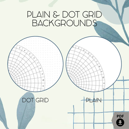 Bullet Journal Habit Tracker – Circle Tracker Printable 🔄✨