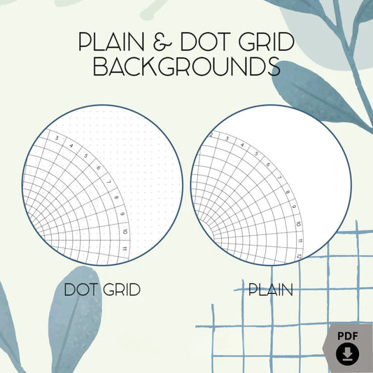 Bullet Journal Habit Tracker – Circle Tracker Printable 🔄✨