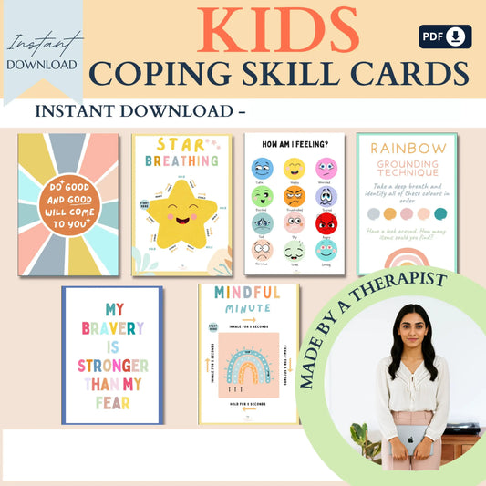 Little Worrier Resource Bundle – Printable Anxiety Relief & Emotional Regulation Tools for Kids