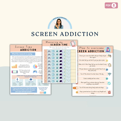 Teen Mental Health Bundle | Therapy Worksheets, Coping Skills & Self-Care Resources