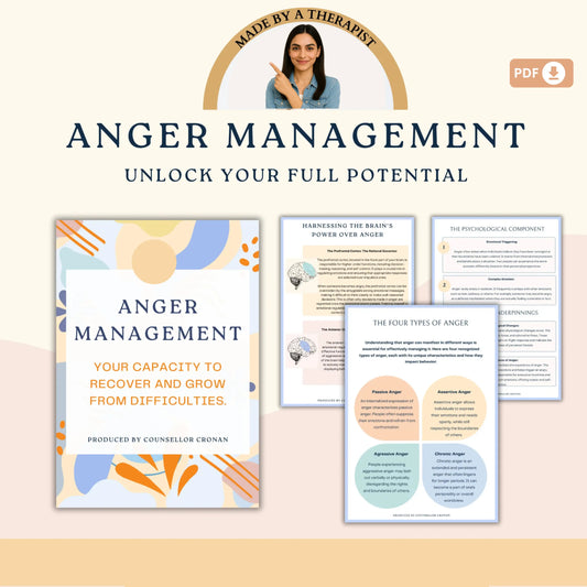 Life Skills Therapy Bundle – Printable Tools for Emotional Growth, Boundaries, Self-Care & Resilience