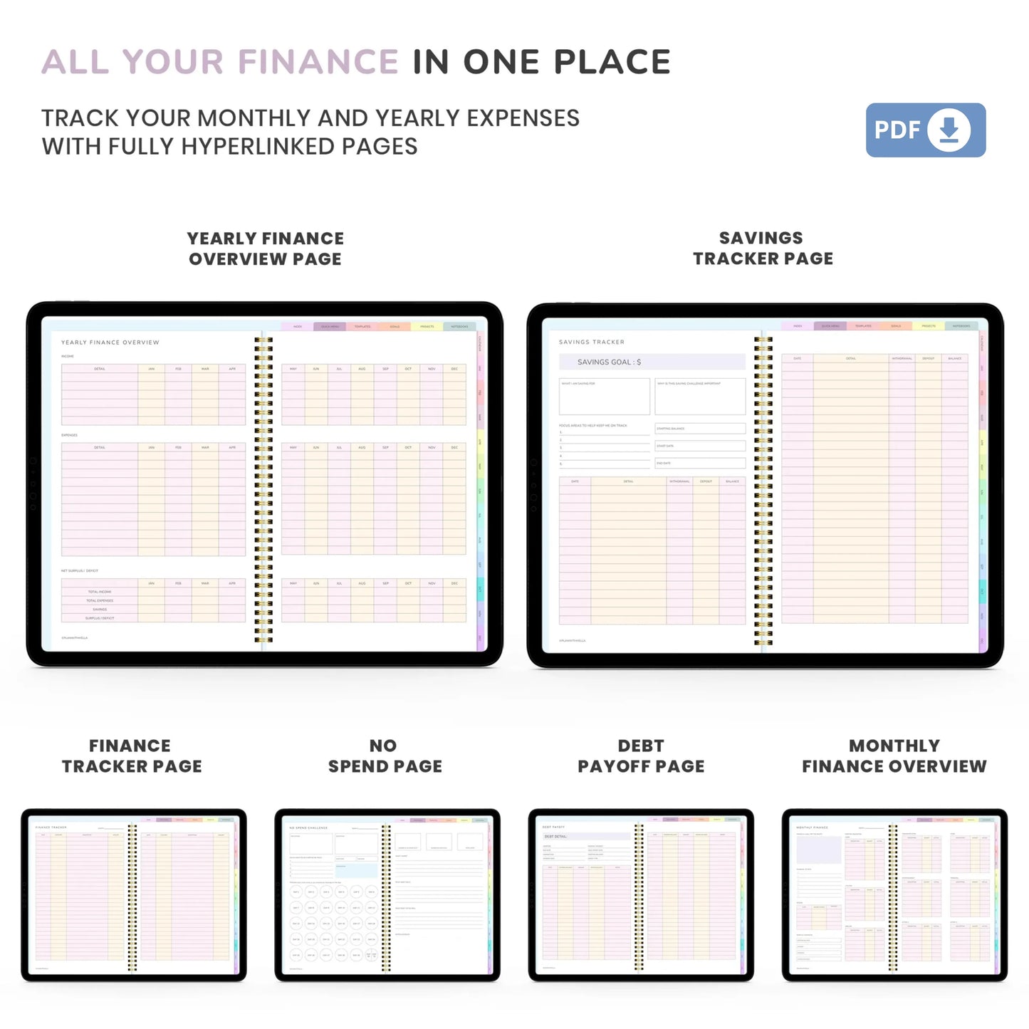 ADHD Digital Planner – Science-Based Organization for Neurodivergent Minds 🌈✨