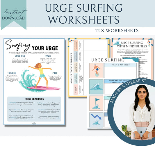 Sobriety Resource Mega Bundle – Printable Addiction Recovery Worksheets, Relapse Prevention Tools & Habit Trackers